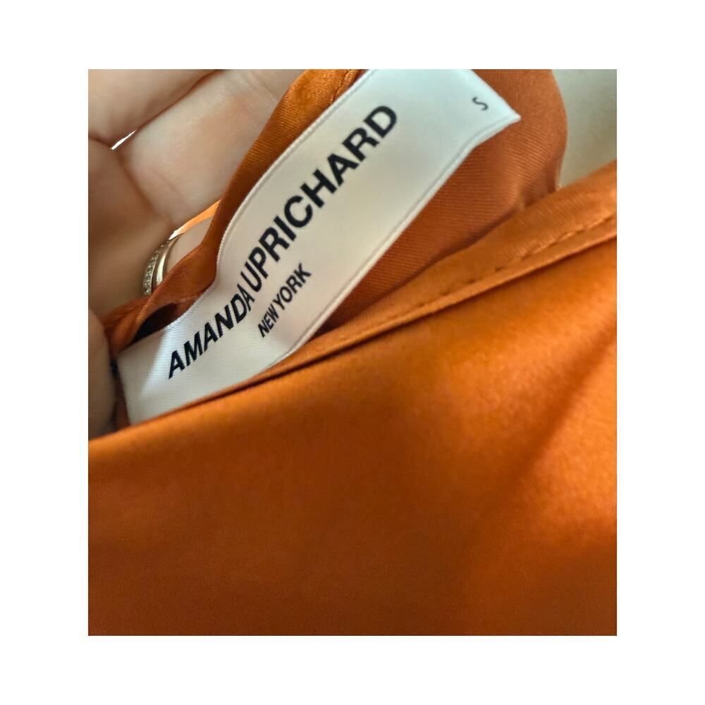 Amanda Uprichard Silk Jasalina Dress in Ginger Sz. S - Picture 6 of 6